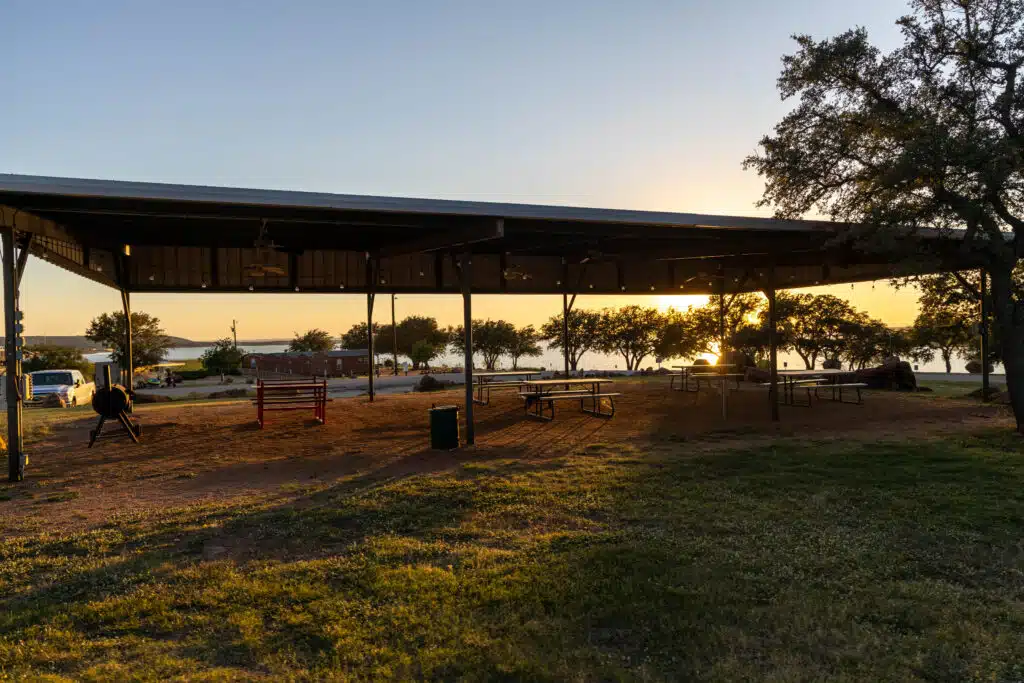 Lake Buchanan RV & Cabin Resort 3 Campground Pavilion
