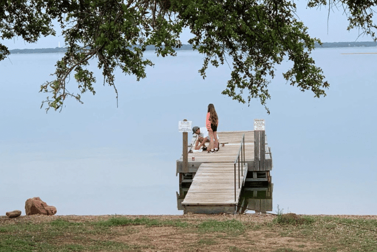 Dock on Lake Buchanan RV Resort