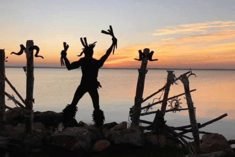 Metal Art on Lake Buchanan RV Resort